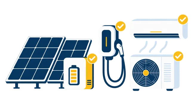 Energielösungen mit Photovoltaik, Speicher, Wallbox, Klima und Wärmepumpe